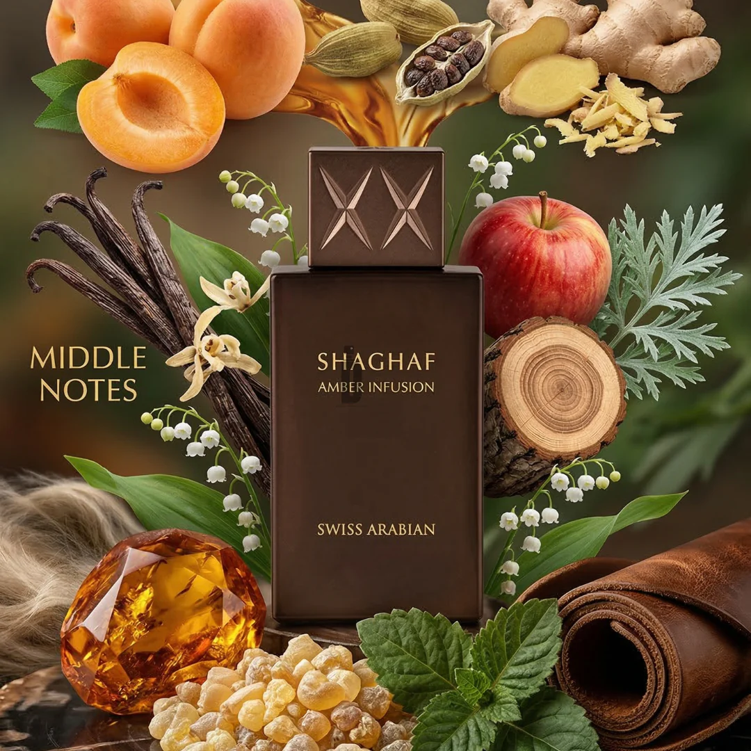  Swiss Arabian Shaghaf Amber Infusion 75ml EDP For Men And Women